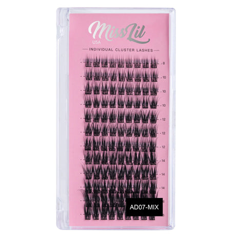 MISS LIL- INDIVIDUAL CLUSTER- LASHES- 3PCS