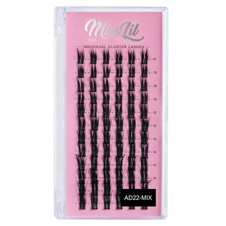 MISS LIL- INDIVIDUAL CLUSTER- LASHES- 3PCS