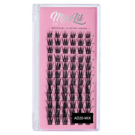 MISS LIL- INDIVIDUAL CLUSTER- LASHES- 3PCS
