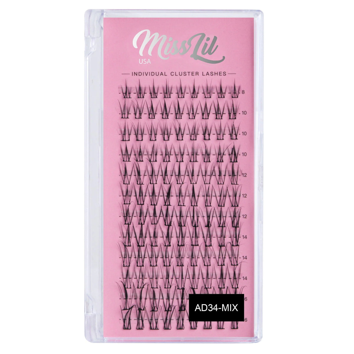 MISS LIL- INDIVIDUAL CLUSTER- LASHES- 3PCS