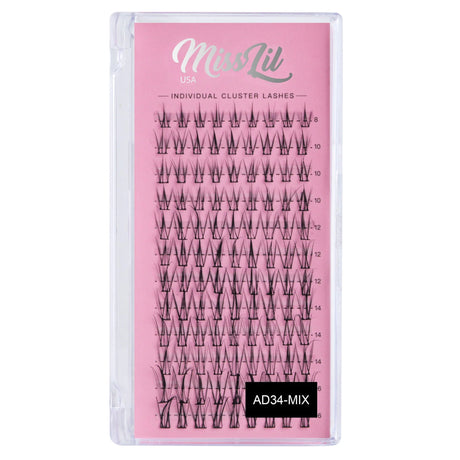 MISS LIL- INDIVIDUAL CLUSTER- LASHES- 3PCS