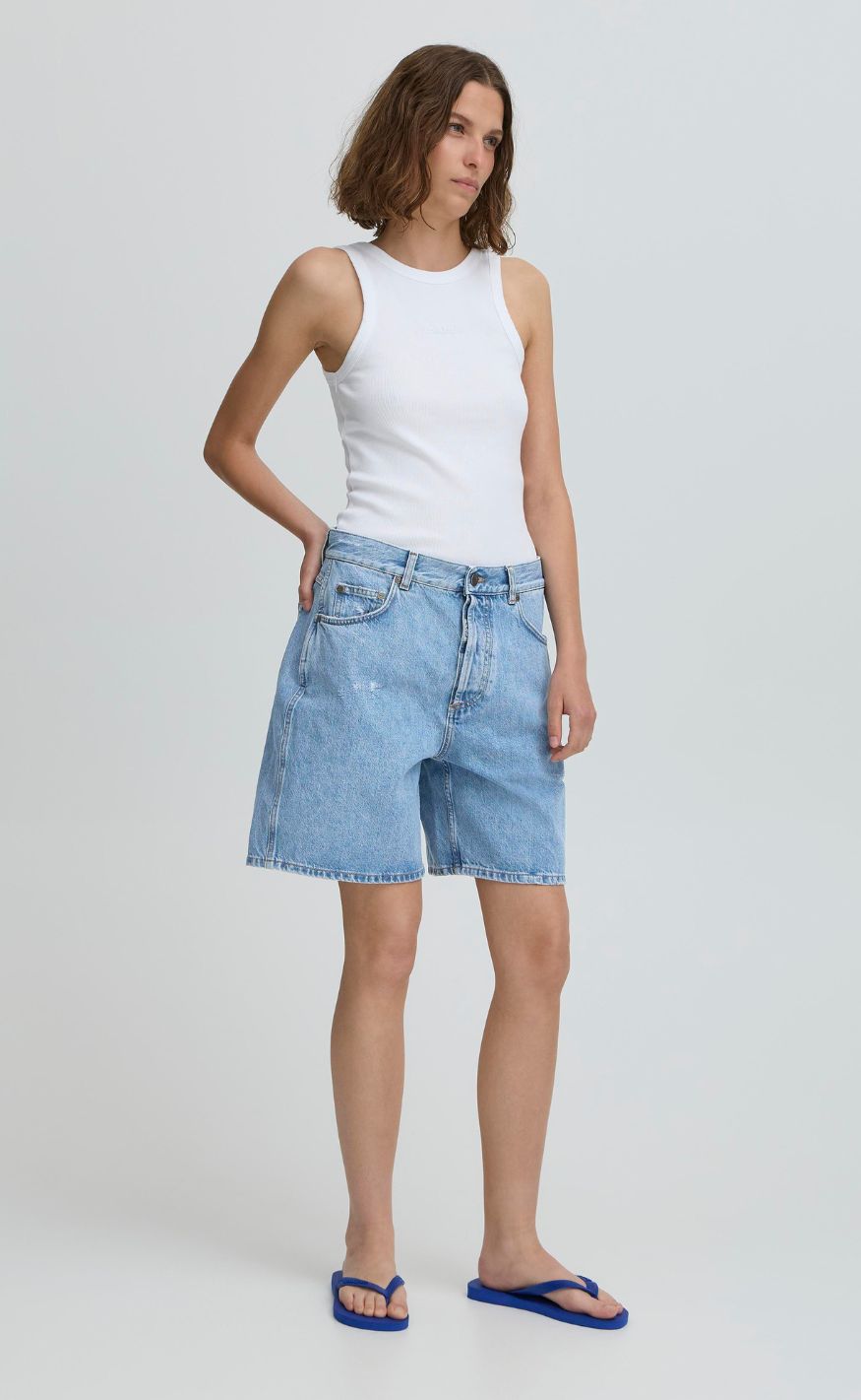 BALL Original Shorts - Serre - Light Blue Denim