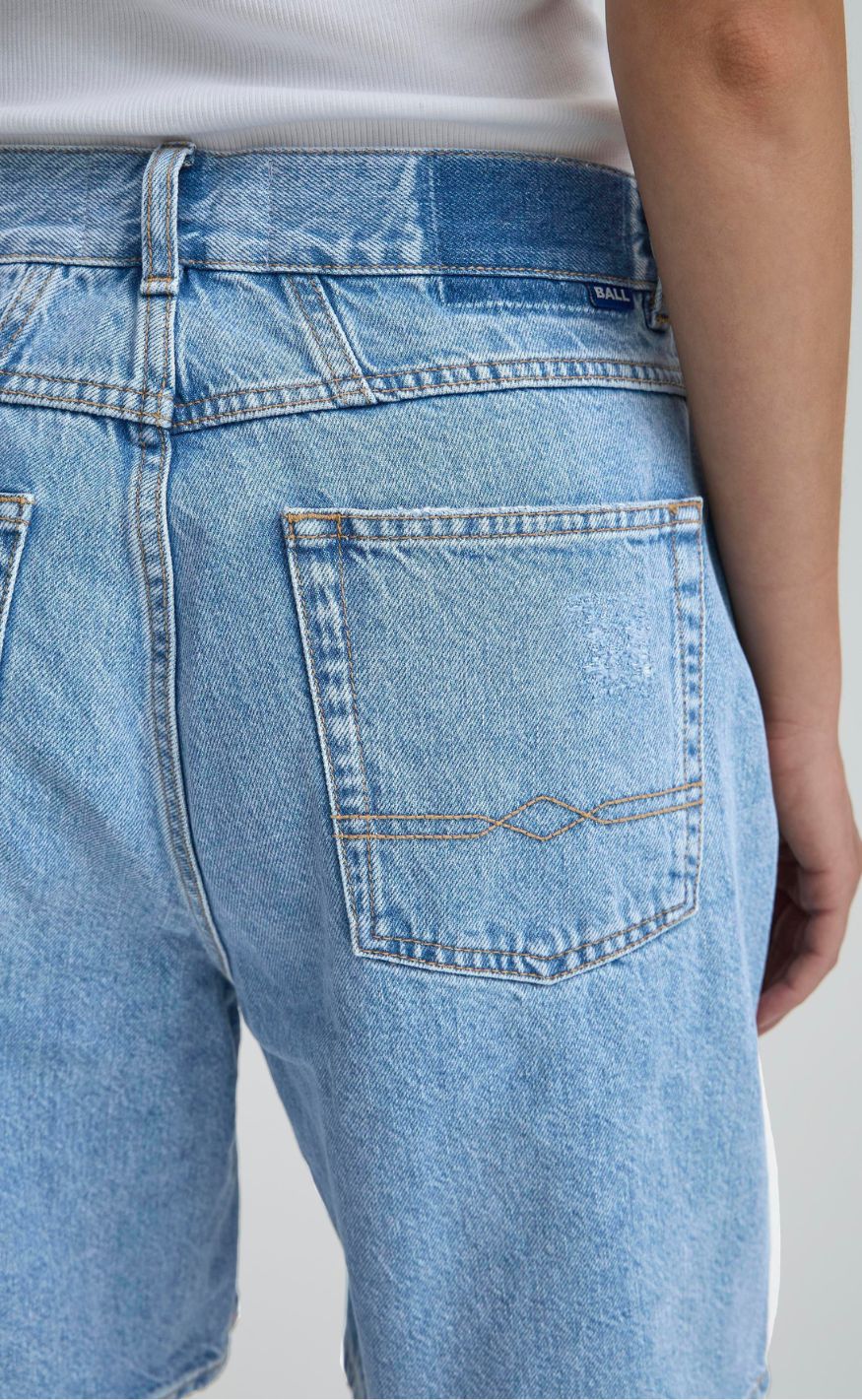 BALL Original Shorts - Serre - Light Blue Denim