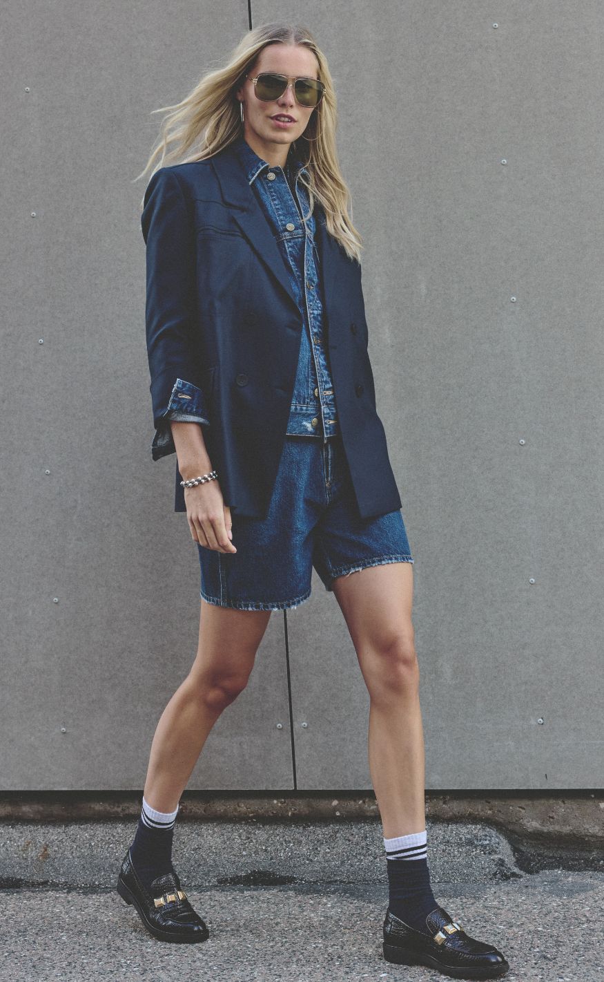 BALL Original Shorts - Serre - Medium Blue Wash