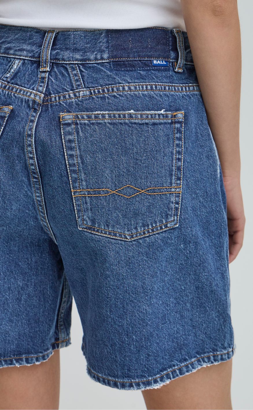 BALL Original Shorts - Serre - Medium Blue Wash