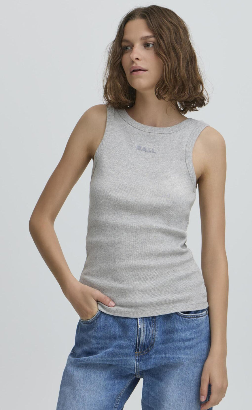 BALL Original Top - Tobelli DN - Medium Grey Melange