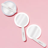 BEAUTY CREATIONS  - ESPEJO DE MAQUILLAJE DE MANO LED - 3PCS
