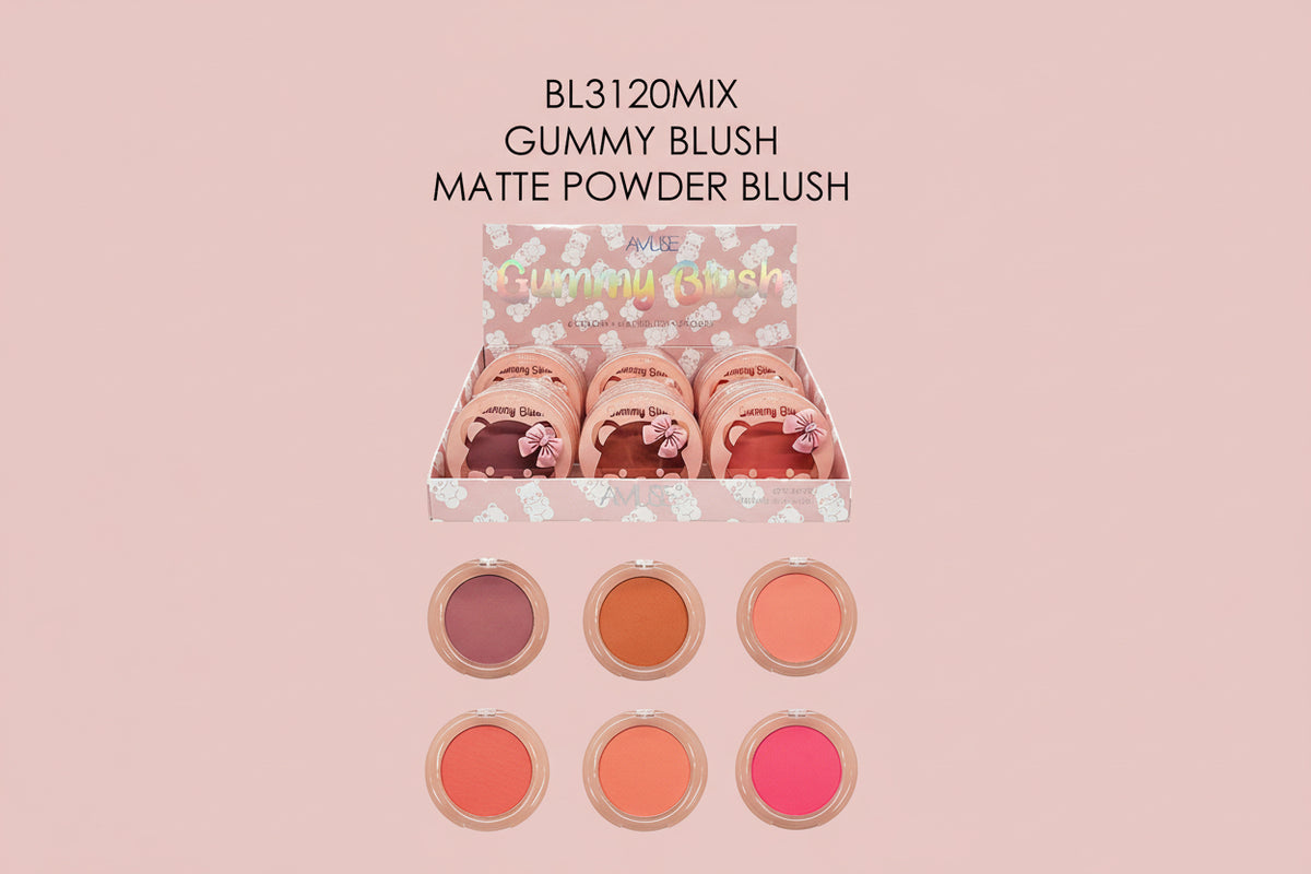 AMUSE- GUMMY- COLORETE MATE 6 COLORES- (24PCS)