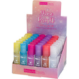 BEAUTY TREATS- SHINE BRIGHT- GLITTER LIP OIL (DISPLAY 36PCS)