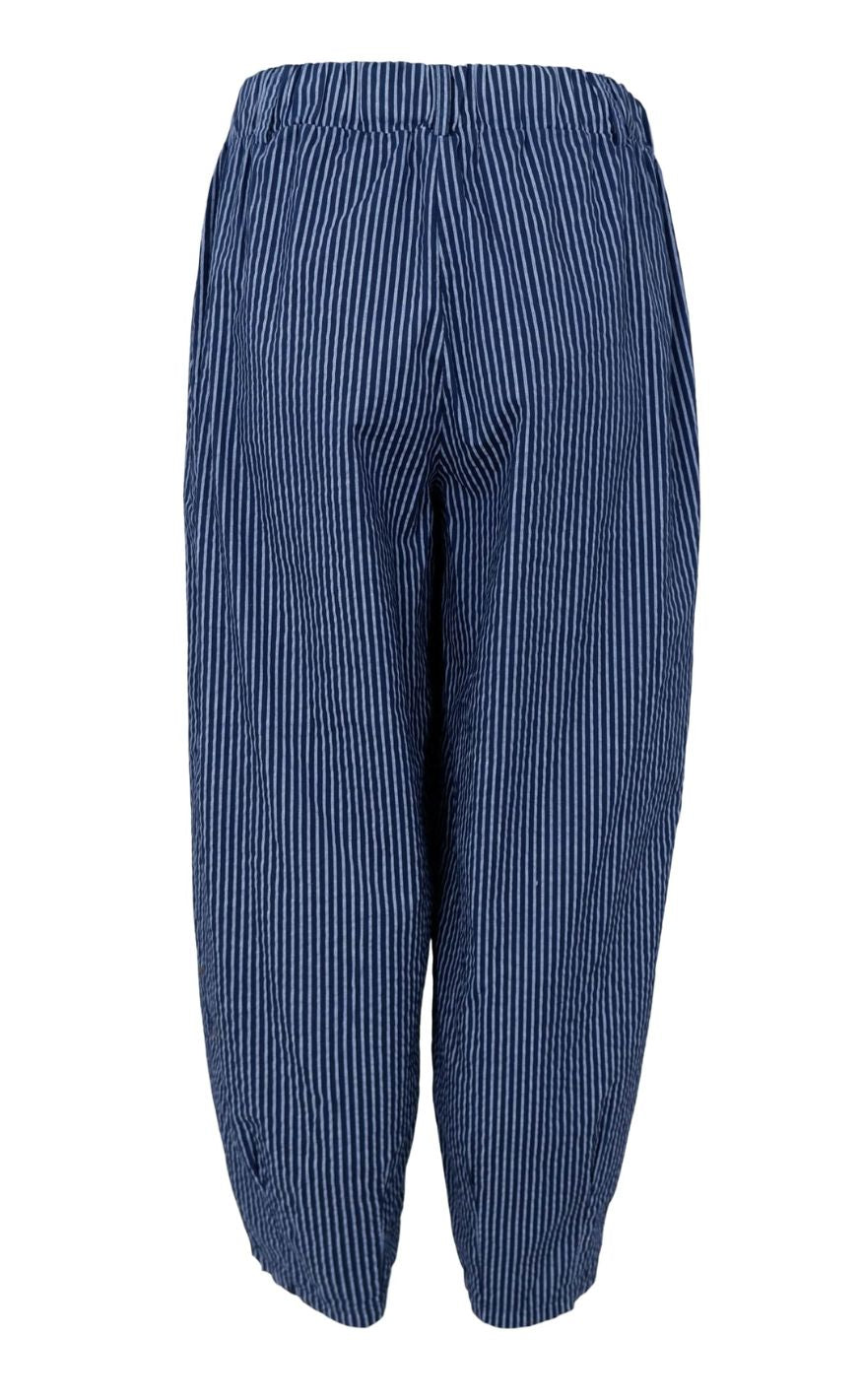 Black Colour Bukser - Ally Barrel - Navy