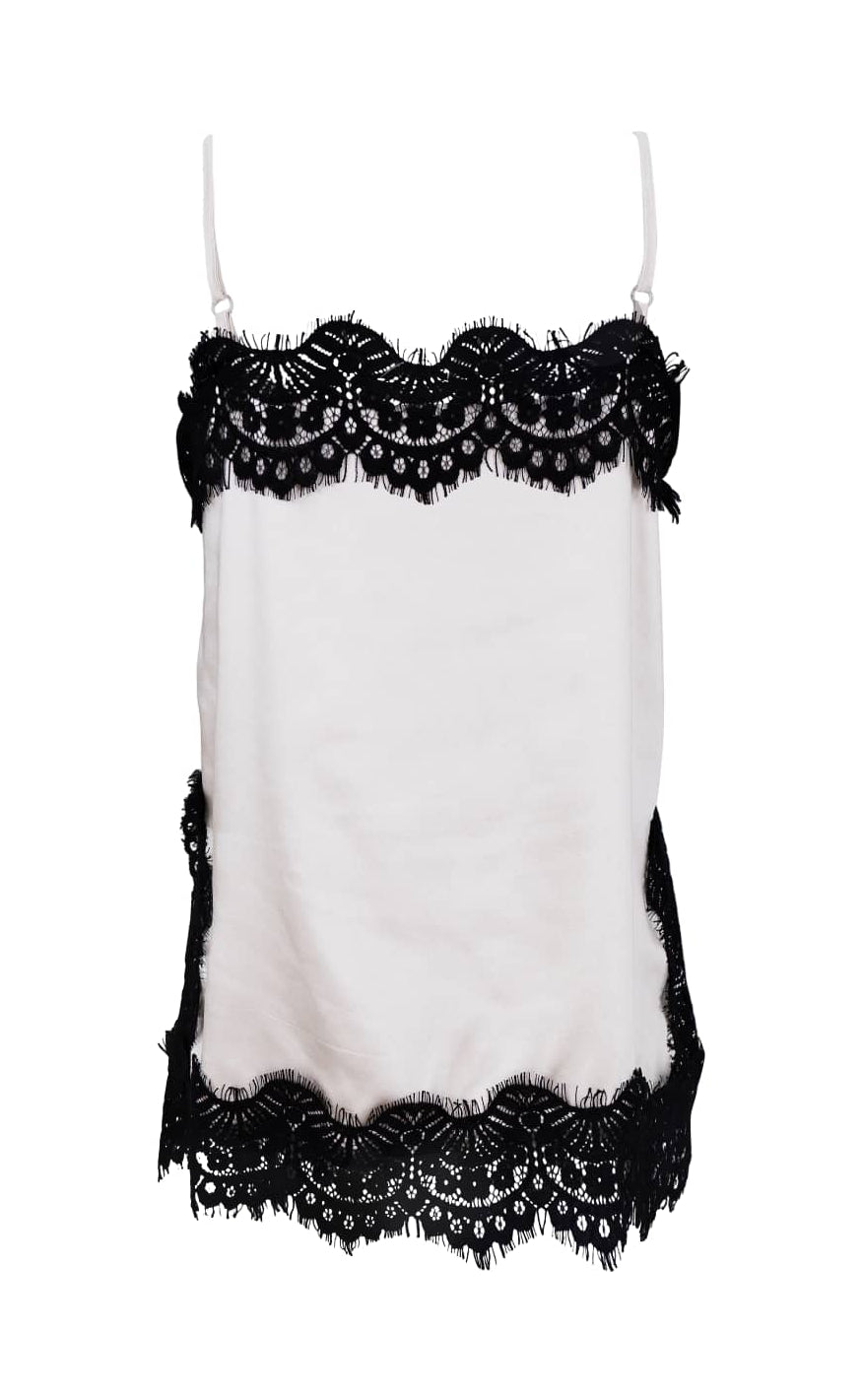 Black Colour Top - Evie Lace - Pearl