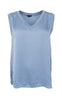Black Colour Top - Mabel - Dust Blue