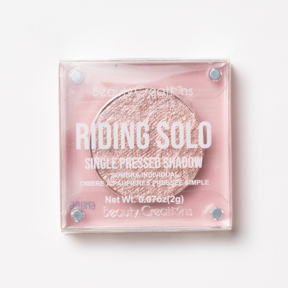 BEAUTY CREATIONS - MONTAR SOLO UNA SOLA SOMBRA PRESIONADA