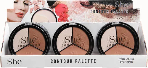 S.HE MAKEUP- CONTOUR PALETTE- (12PCS DISPLAY)