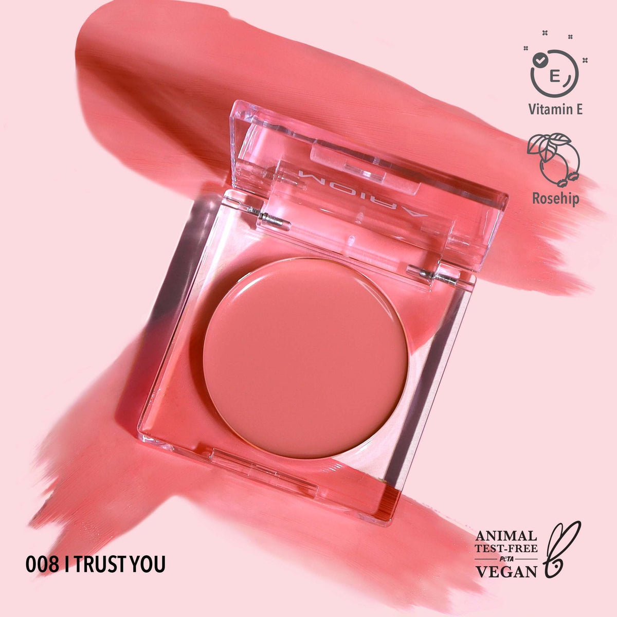 MOIRA - LOVEHEAT CREAM BLUSH (NEW SHADES)