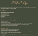 RITUAL BOTANICO - CHAMPÚ SOS CON CEBOLLA Y ARGÁN 400ML (1UD)