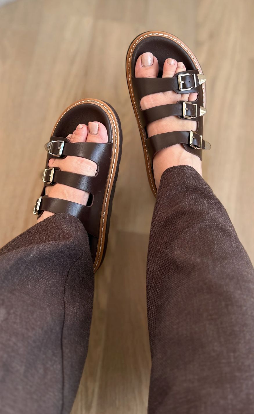 Chosen Sandaler - Mathilde - Dark Brown