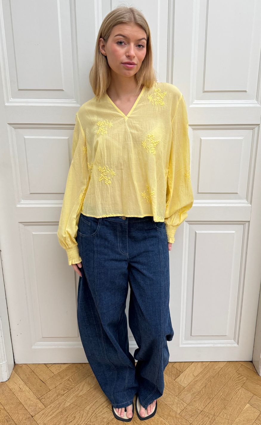 Continue Bluse - Emma - Yellow