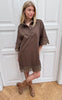 Continue Kjole - Klara Embrodery - Brown