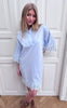 Continue Kjole - Klara Embrodery - Light Blue