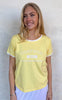 Continue T-shirt - Dea - Yellow