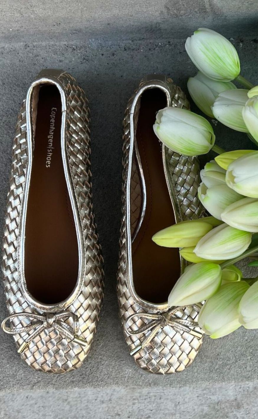 Copenhagen Shoes Ballerinaer - Lucie - Gold