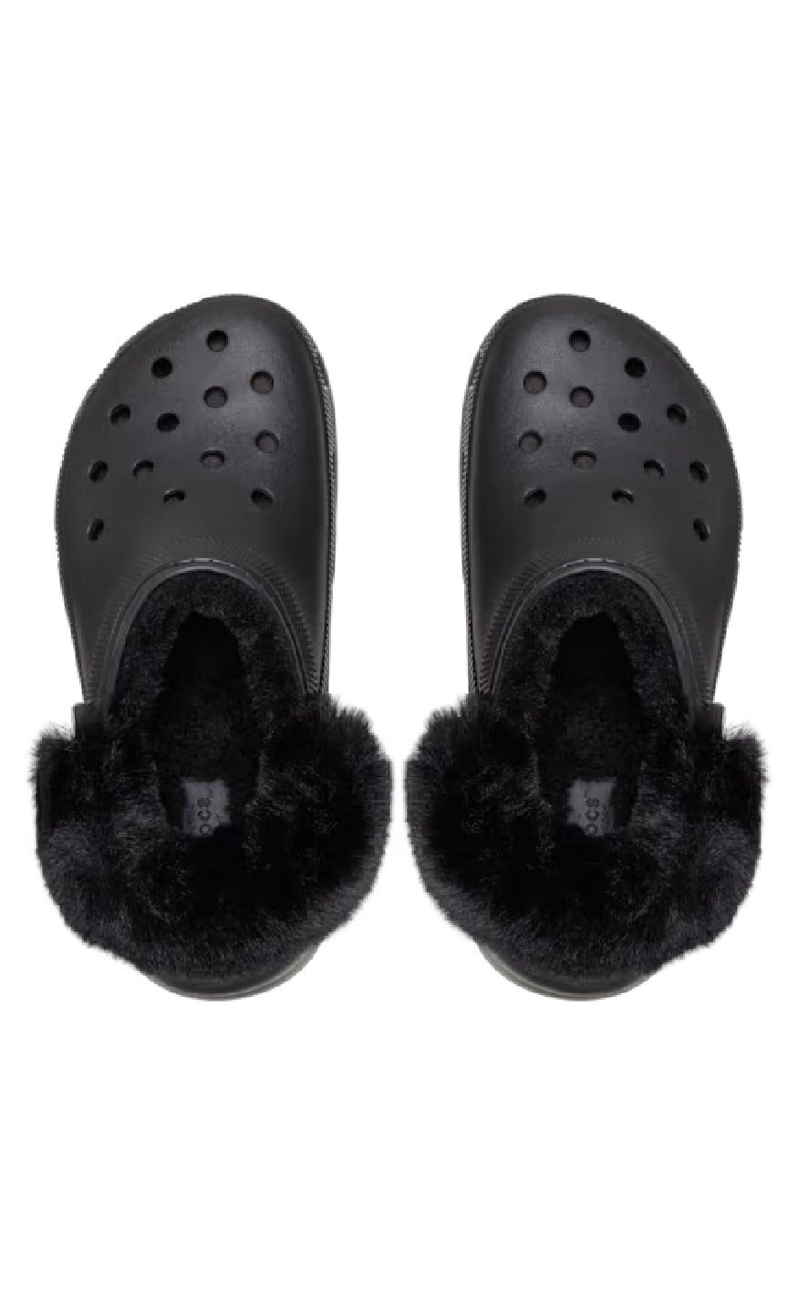 Crocs Træsko - Classic Platform Fuzz Lined - Black