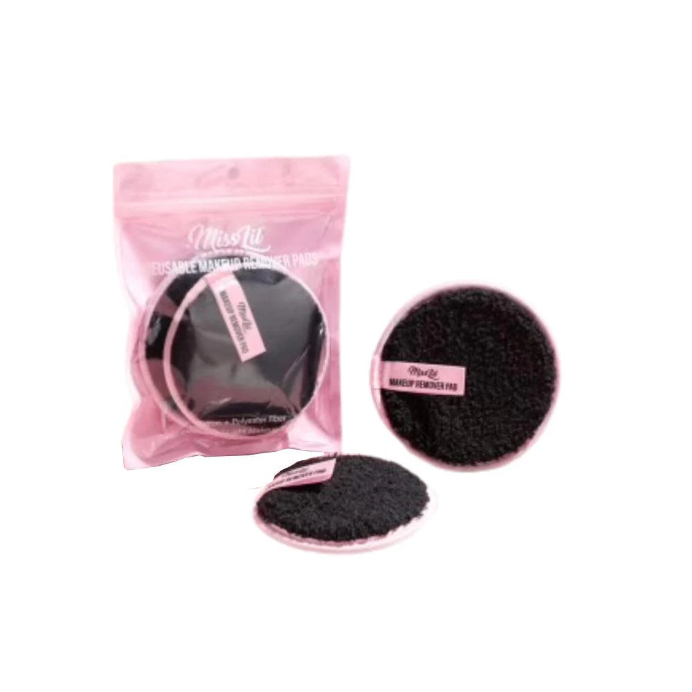 MISS LIL USA- REUSABLE MAKEUP REMOVER PADS  ( 6PCS MIX )