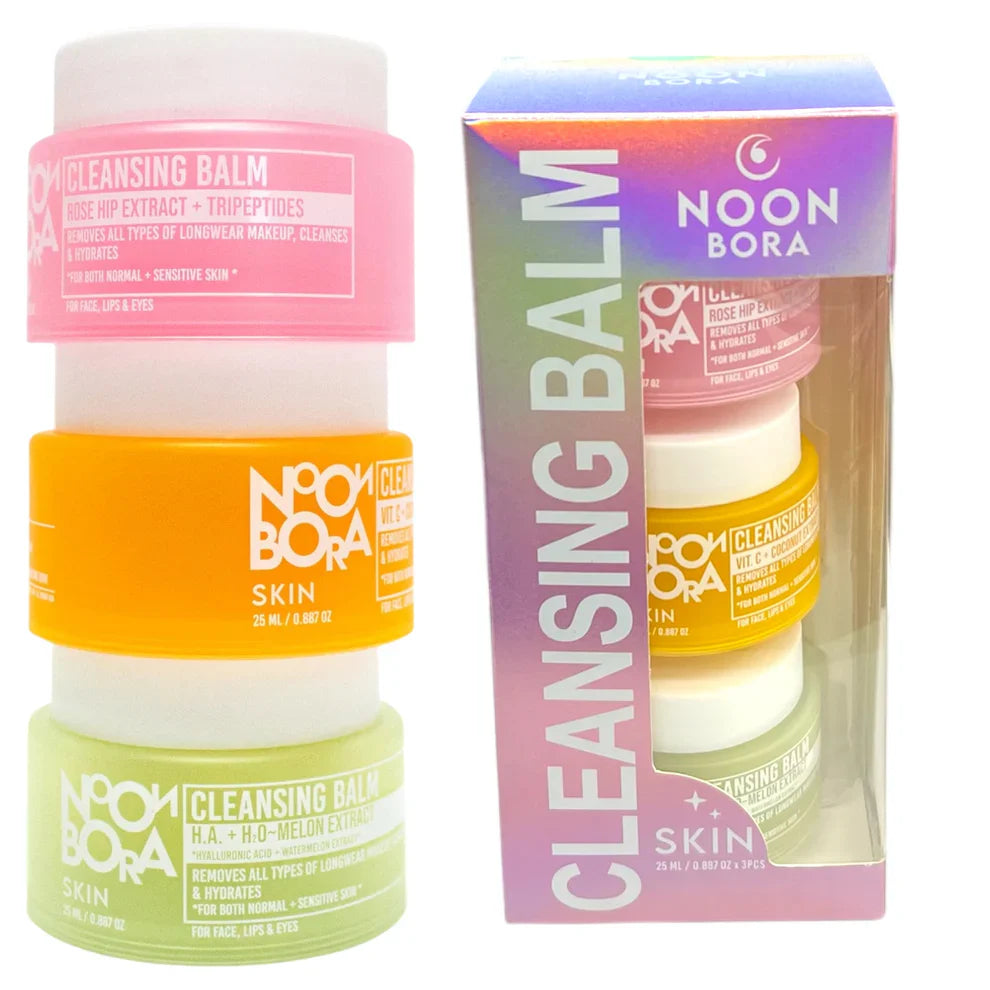 NOON BORA- 3PCS SET- CLEANSING BALM-12PCS