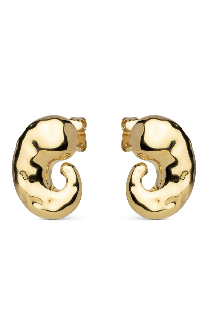 ENAMEL Copenhagen Øreringe - Carya - Gold Colour