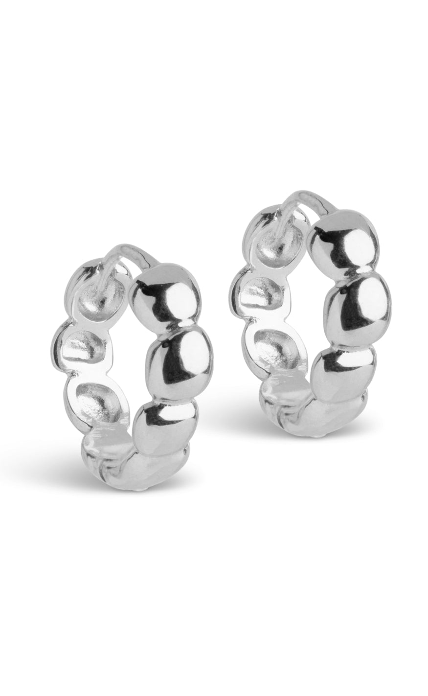 ENAMEL Copenhagen Øreringe - Nara Hoops - Silver Colour