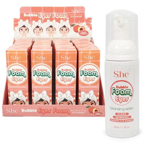 S.HE MAKEUP- BUBBLE EYES FOAM- (12PCS DISPLAY)