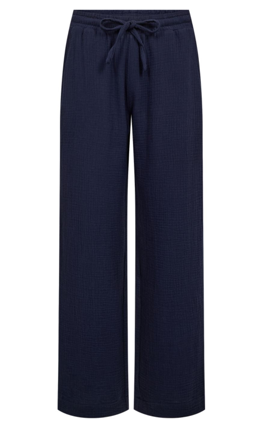 Freequent Bukser - Esmingo - Navy Blazer