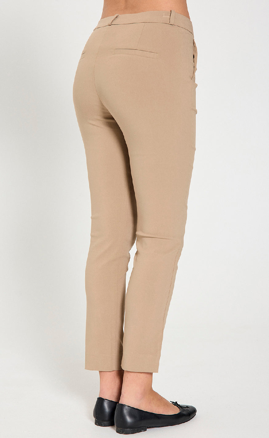 Freequent Bukser - Solvej Ankle - Silver Mink