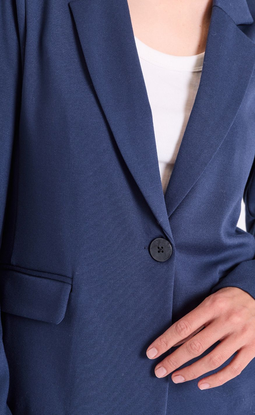 Freequent Jakke - Nanni - Navy Blazer