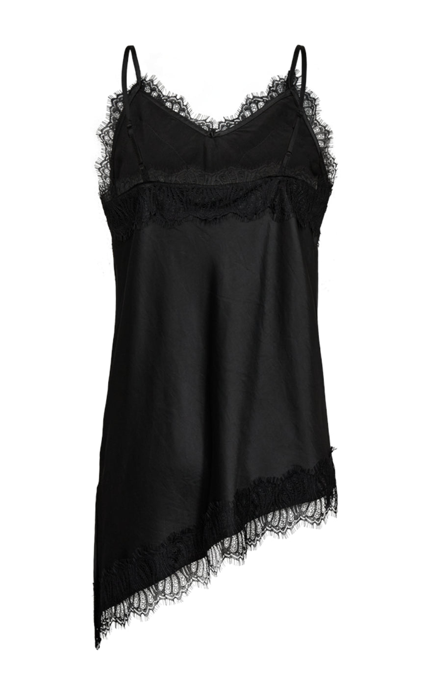 Freequent Top - Dova - Black w. Black