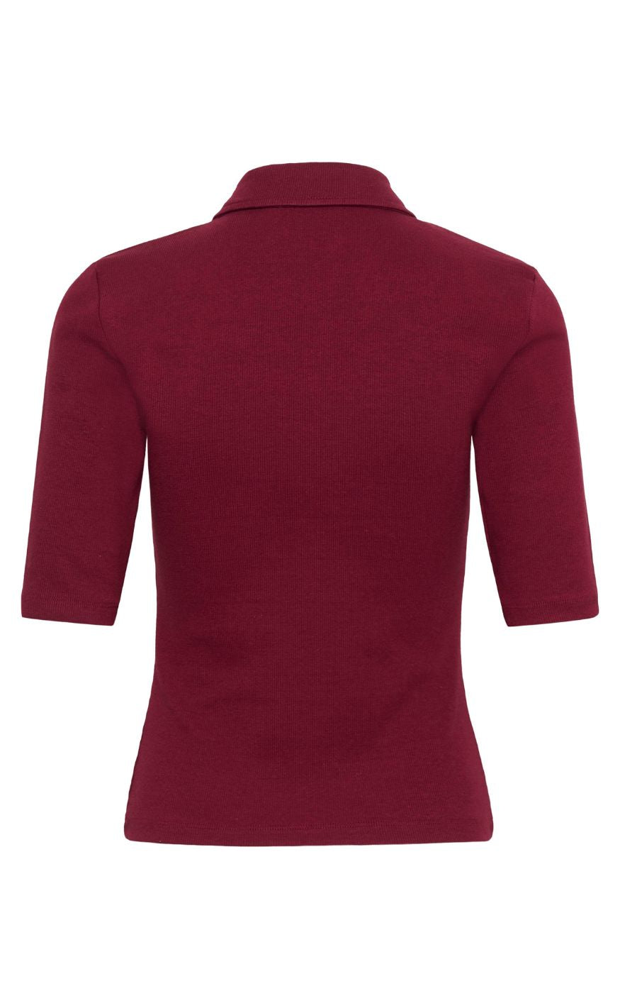 Gestuz Bluse - Drew Polo - Cabernet