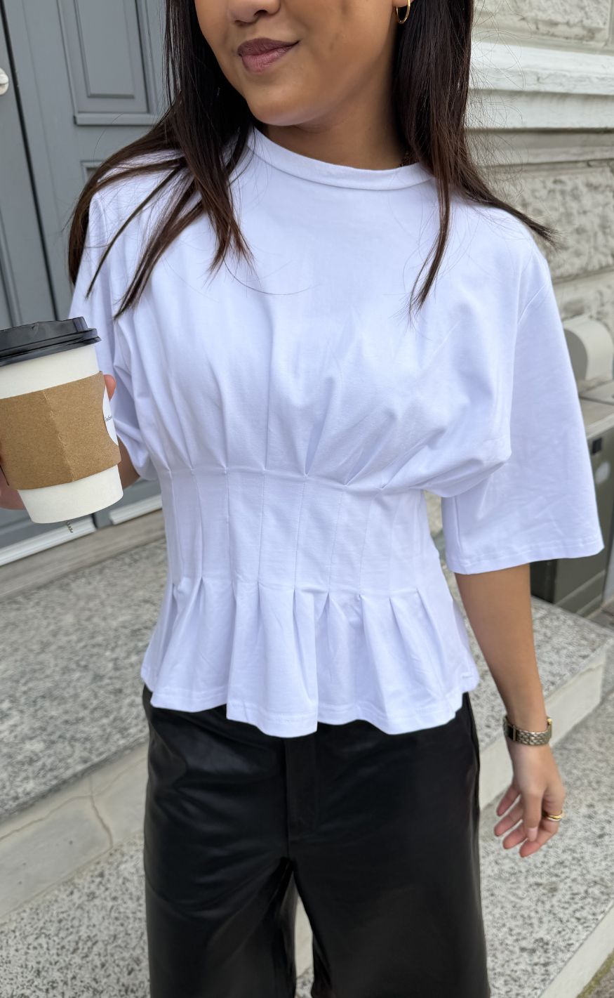 Gestuz Bluse - Inez - Bright White