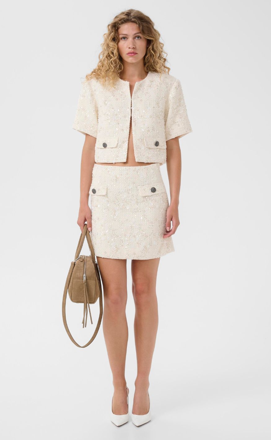 Gestuz Jakke - Chanaya - Off White Pearls