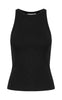 Gestuz Top - Drew Logo Tank 2.0 - Black