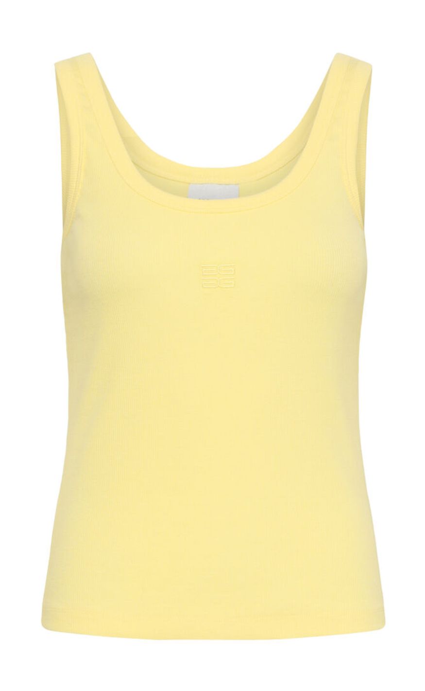 Gestuz Top - Drew Logo Top 2.0 - French Vanilla