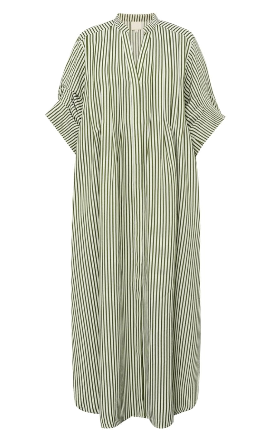 Gossia Kjole - Alexa - Creme Army Stripes