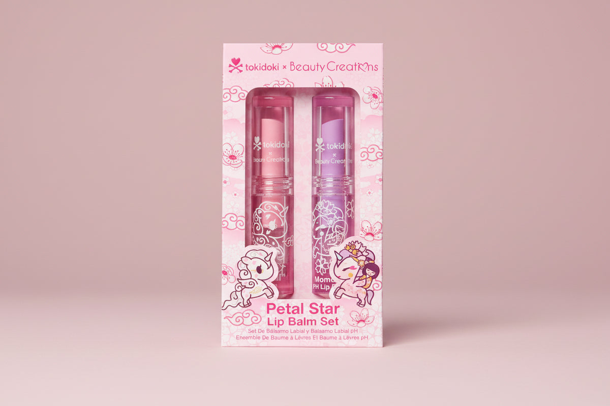 BEAUTY CREATIONS X TOKIDOKI- PETAL STAR- LIP BALM SET- 1PC