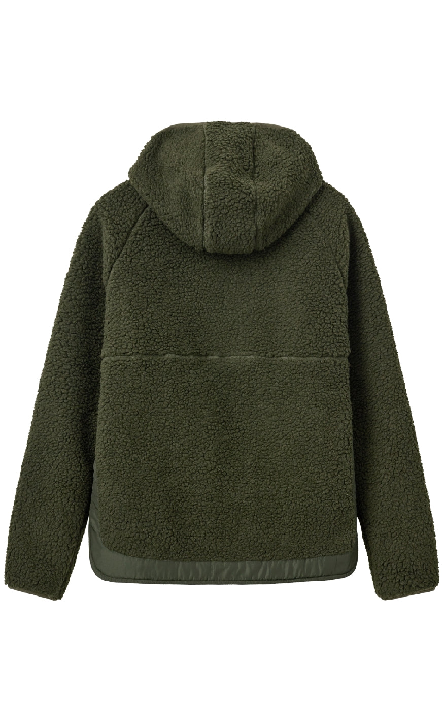 H2O Anorak - Langli Pile - Army