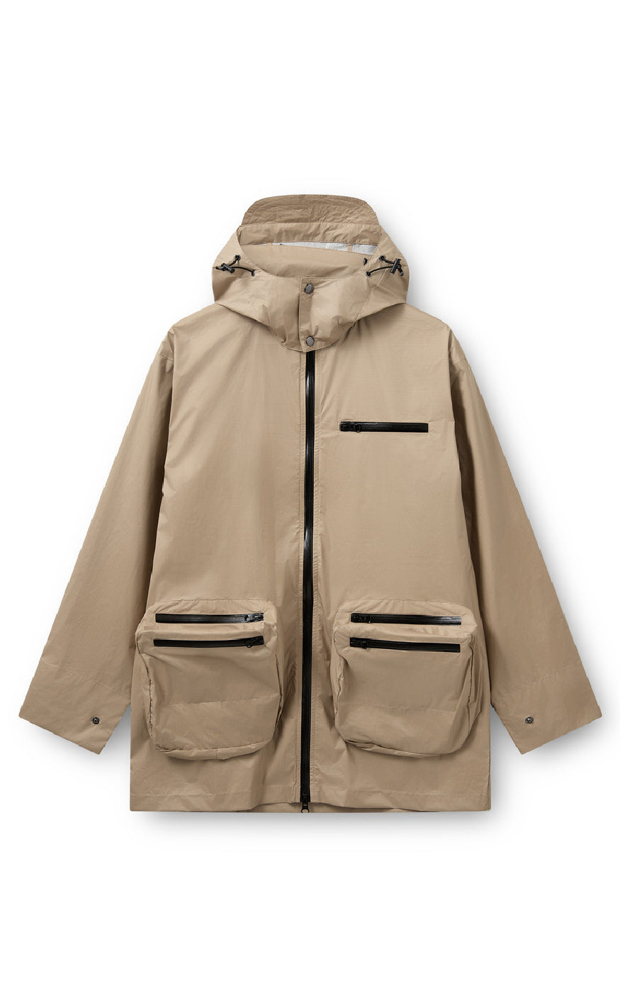 H2O Fagerholt Regnjakke - Tech3 Rain - Sand