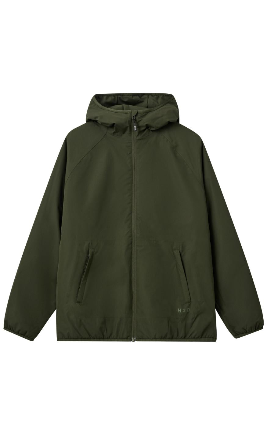 H2O Jakke - Læsø Padded - Army