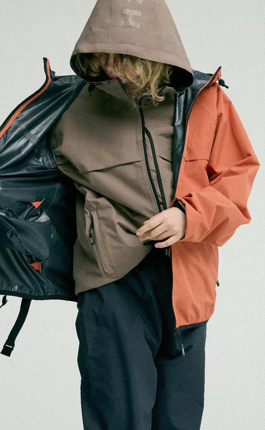 H2O Regnjakke - Rømø Unisex - Autumn Leaf