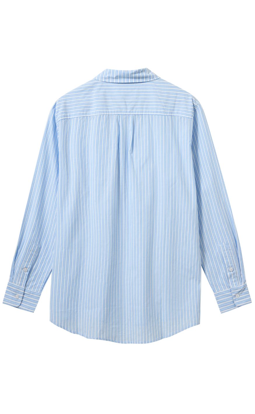 H2O Skjorte - Rønne Essential - Light Blue/White