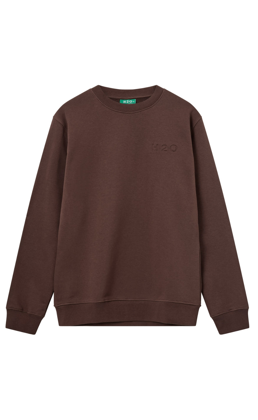H2O Sweatshirt - Langø Sweat O'neck - Coffee