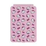 IMPRESSIONS VANITY X HELLO KITTY- PINK A DOT TOUCHPAD MINI LED MAKEUP MIRROR-1PC